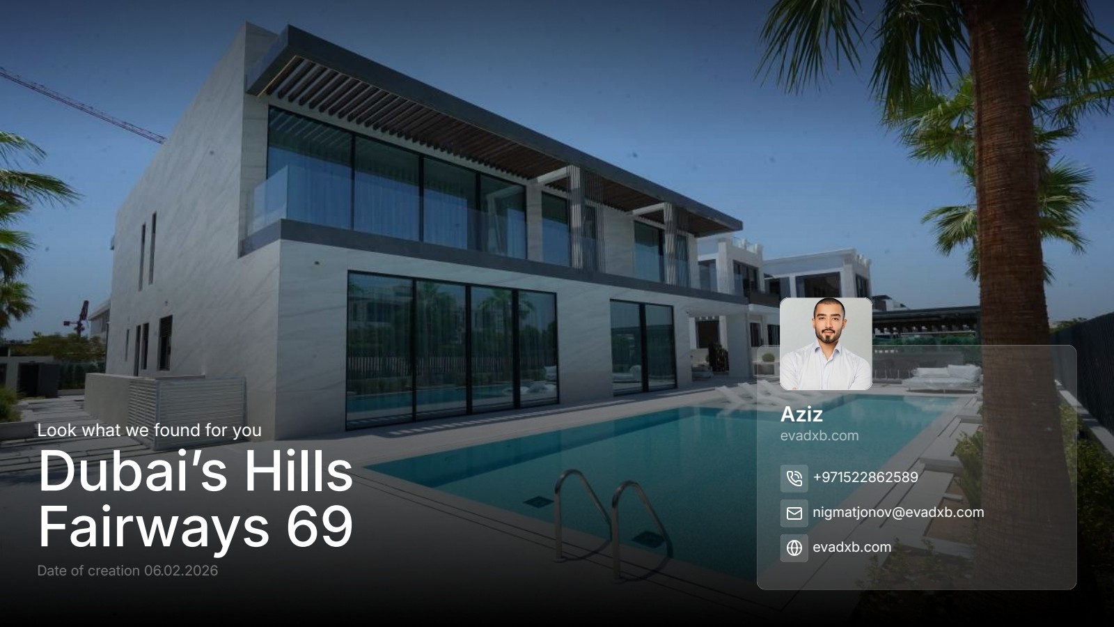 Dubai's Hills Fairways 69